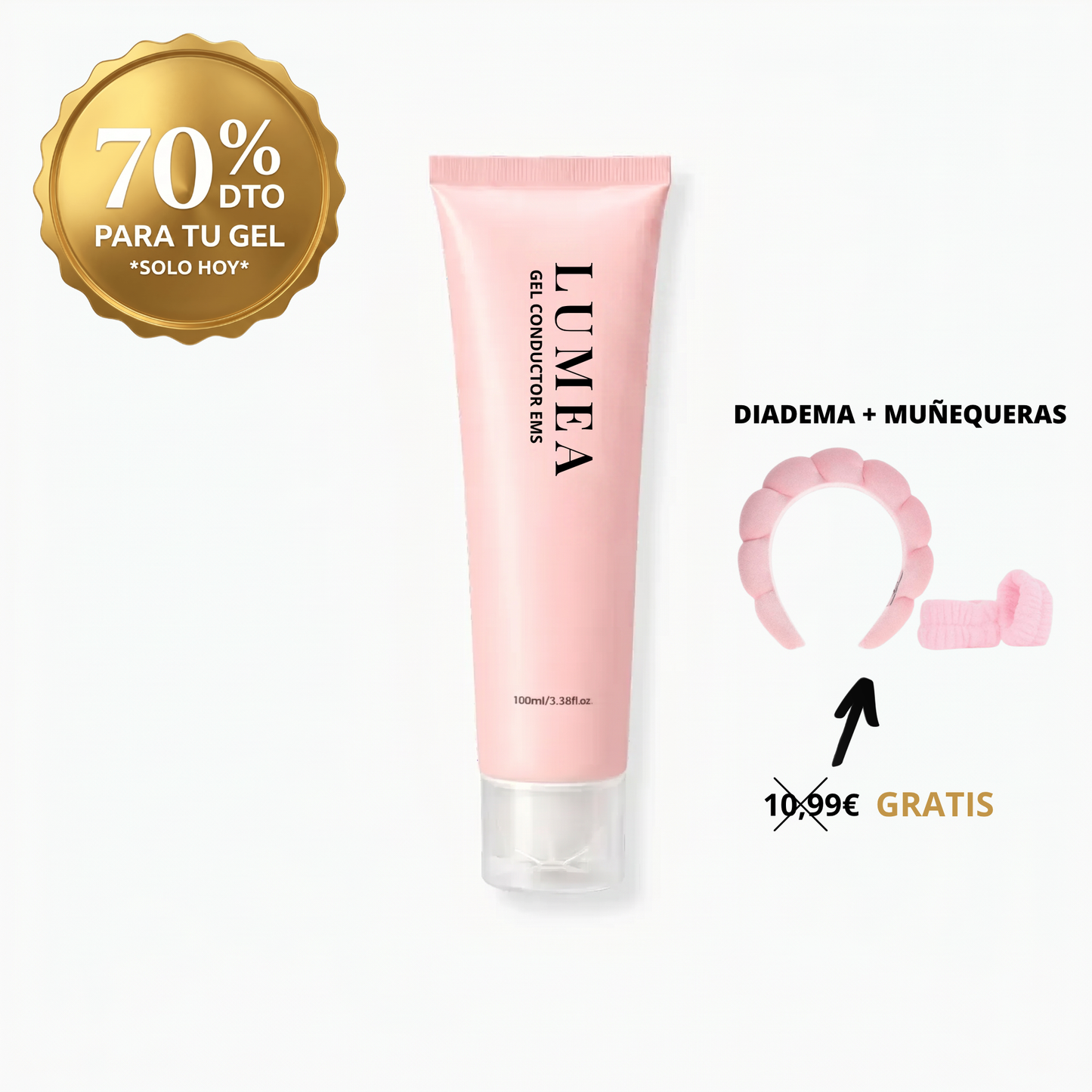 LUMEA Gel deslizante activador de microcorriente EMS