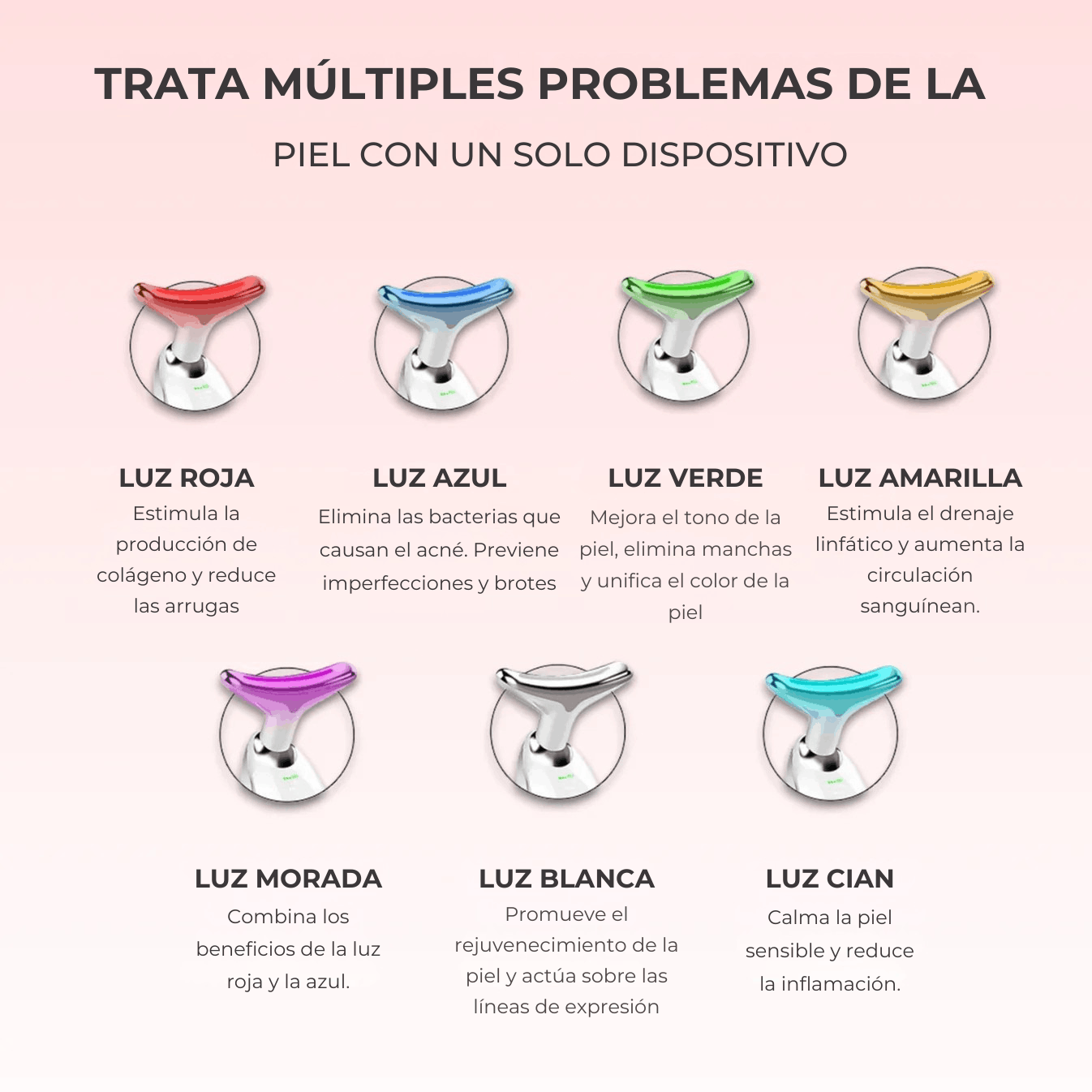 LUMEA 7-EN-1 Escultor Facial LED